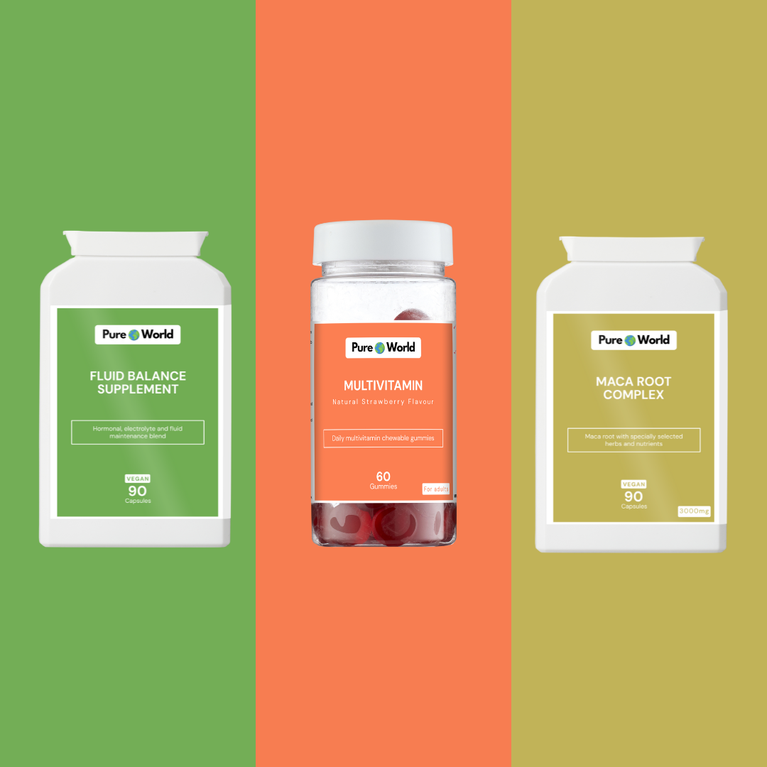 Fertility Wellness Bundle by My Pure World to support reproductive health, hormone balance, and fertility wellness.