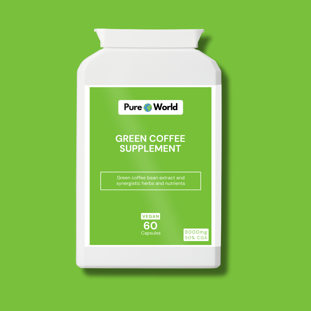 Green coffee bean extract for natural metabolism support.