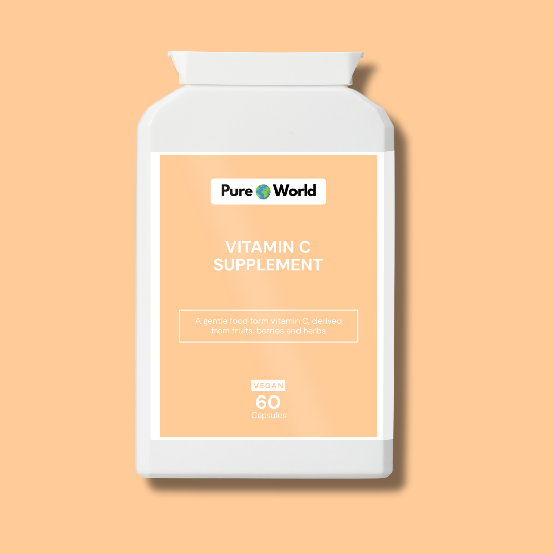 Vitamin C supplement for immune system support and antioxidant protection.