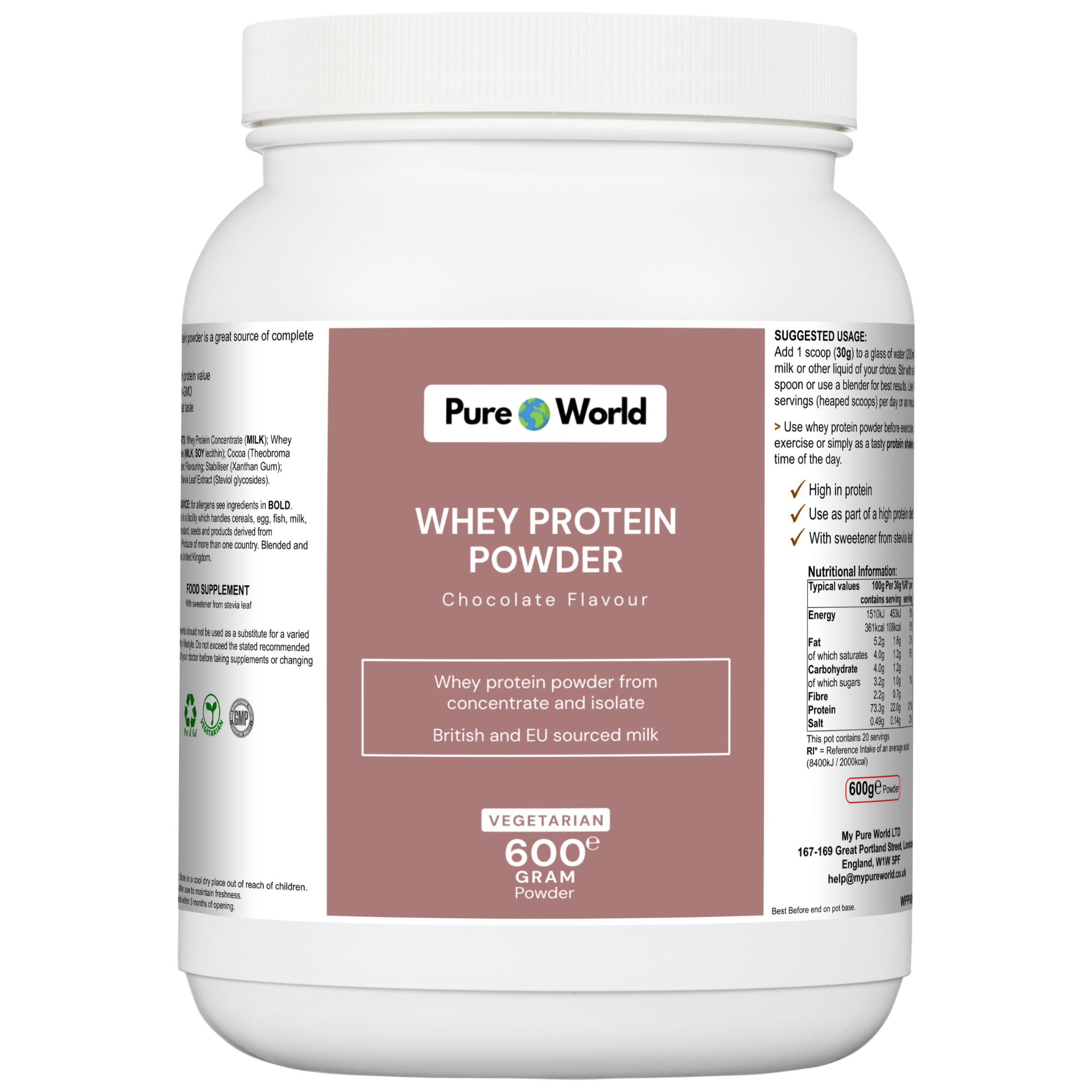 Whey Protein Powder (Chocolate)